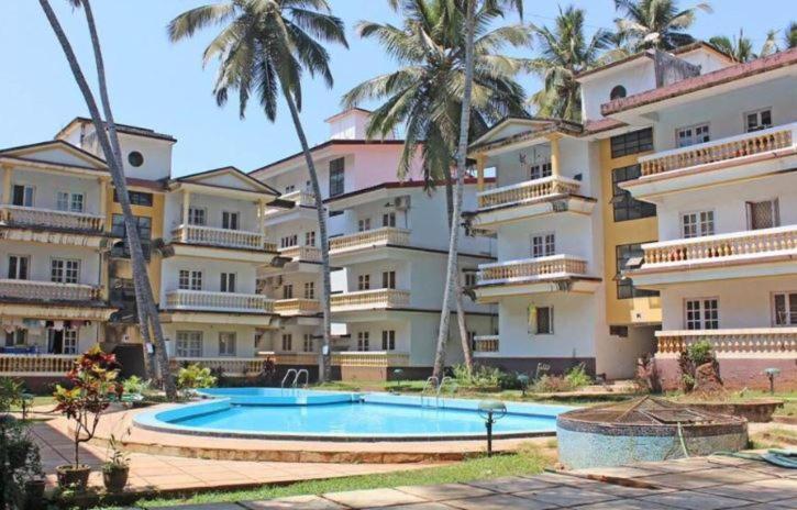 Contemporary Studio Apartment In Calangute, Goa Exterior foto